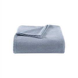 Tommy Bahama - Blanket, Super Soft Chenille Bedding, Solid Home Essentials (Island Comfort Blue, King)