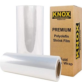 Knox Brand - 18" 75 Gauge Polyolefin Shrink Film Heat Wrap POF Centerfold 525' feet