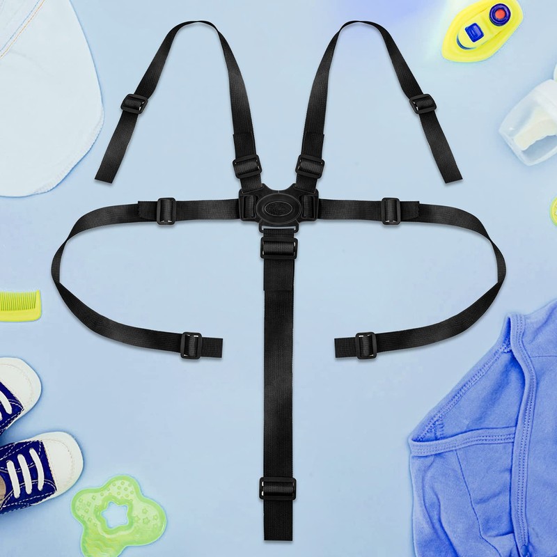 TONITTO 2 Packs Adjustable 5 Point Harness Straps for High