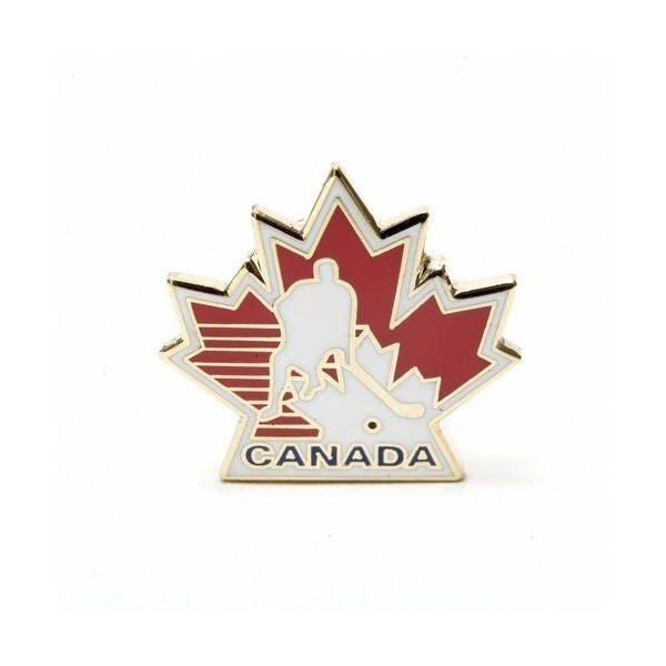Canada Hockey Maple Leaf Lapel Pin Badge New