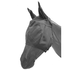 Showman Pony Mesh Rip Resistant Fly Mask w/Ears (Gray)
