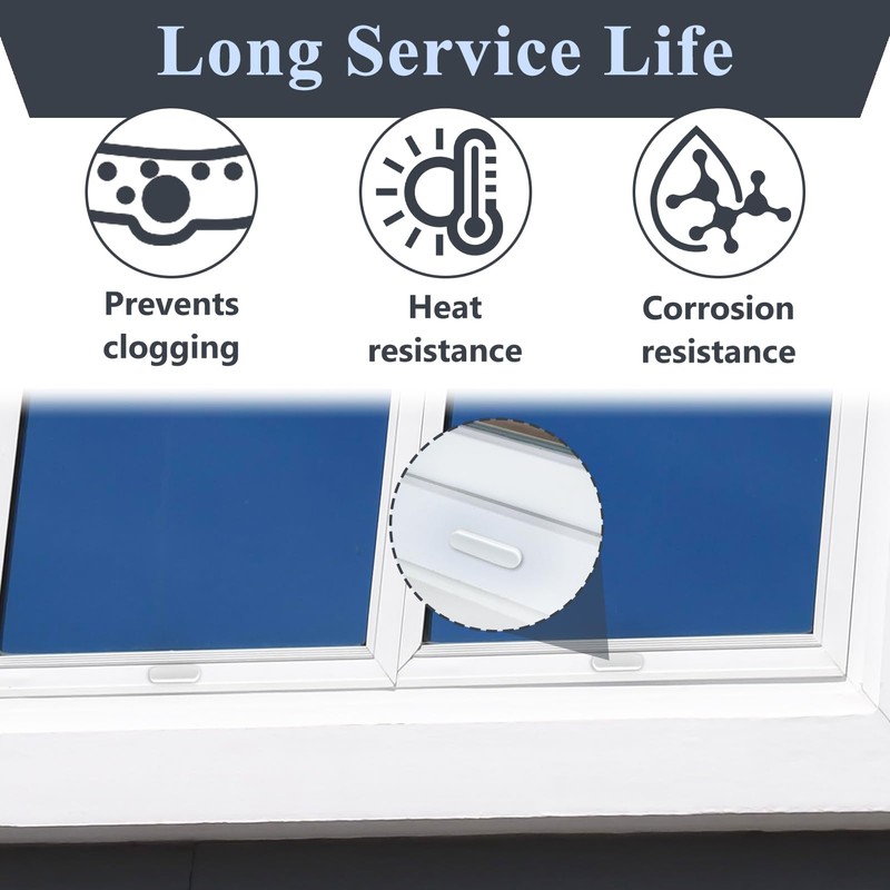 30 Pcs Window Drainage Covers, Weep Hole Covers, Weep Hole