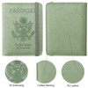 WALNEW Passport Holder for Travel, RFID Passport Cover Wallet for