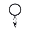【C.M.】 Curtain Rings Slide Rings Inner Diameter 38mm Black Suitable