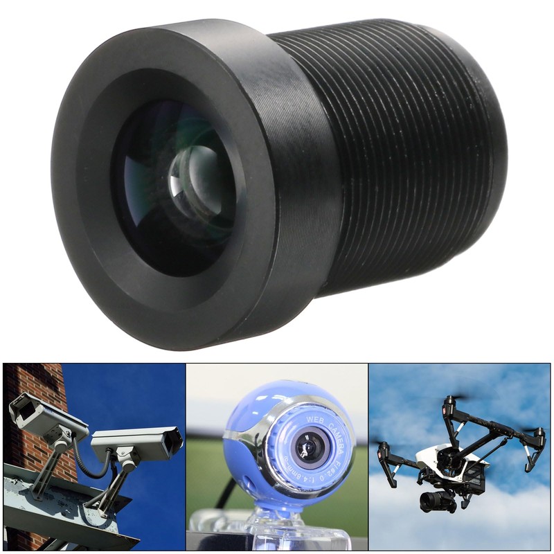 sourcing map 6mm CCTV Camera Lens 1080P F2.0 FPV Wide