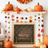 jijAcraft Fall Leaf Garland Banner – 4PCS Thanksgiving Garland, Fall