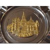 London Icons Mini Metal Ashtray - Collage in Golden Colour