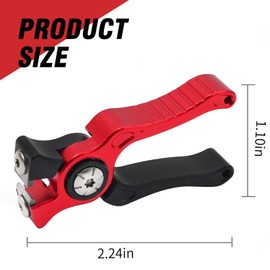 Zreneyfex Fishing Pilers, Fishing Tool for Line Cutter Portable Mini Quick Line Cutter, Fishing Gear as Fishing Gift for Men to Split Ring pilers