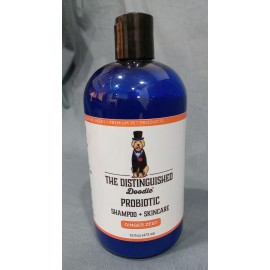 The Distinguised Doodle Probiotic Dog Shampoo + Skincare Ginger Zest 16fl oz-New