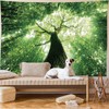 Skcess Tapestry Forest Nature Wall Towel Green Wall Tapestry Landscape
