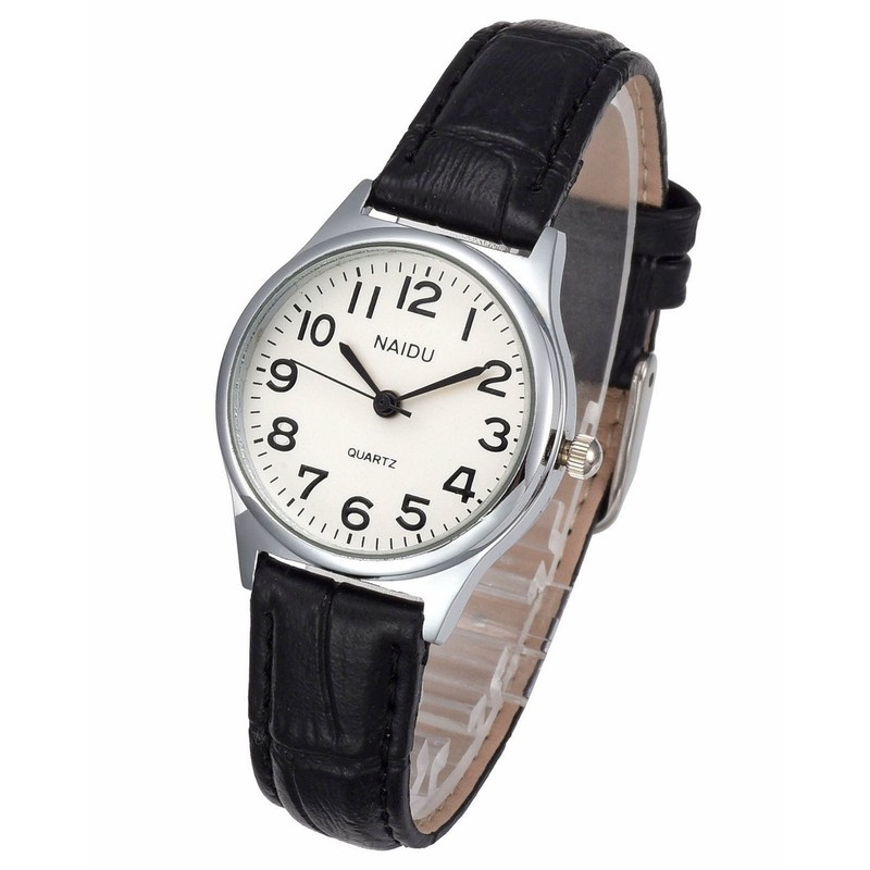 MANIFO Women’s Classical Arabic Numerals Analog Quartz Wrist Watch Black