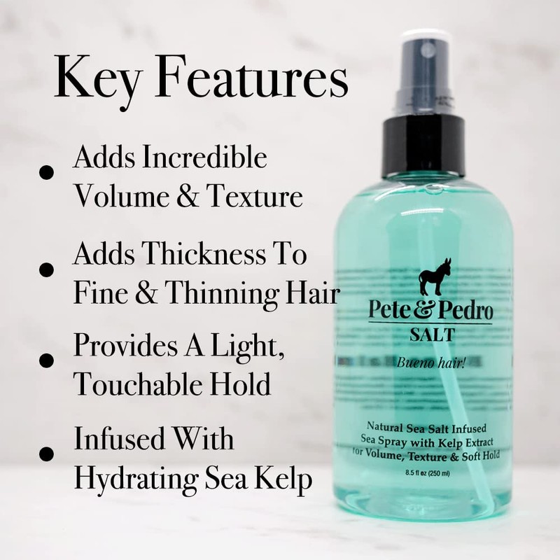 Pete & Pedro SALT - Natural Sea Salt Spray for