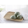 Kagoya 7016 Special Square Basin Colander (Bamboo Strainer Colander) Approx.