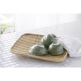 Kagoya 7016 Special Square Basin Colander (Bamboo Strainer Colander) Approx. 10.6 x 13.0 inches (27 x 33 cm)