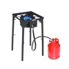 Camplux Propane Burner 130,000 BTU, Single Gas Burners, Outdoor Stove
