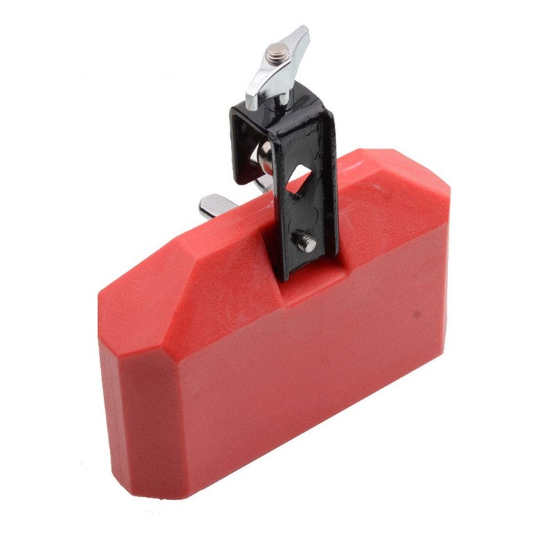 Tzong Red Drum Set Band Accompaniment Clapper Cow Bell and