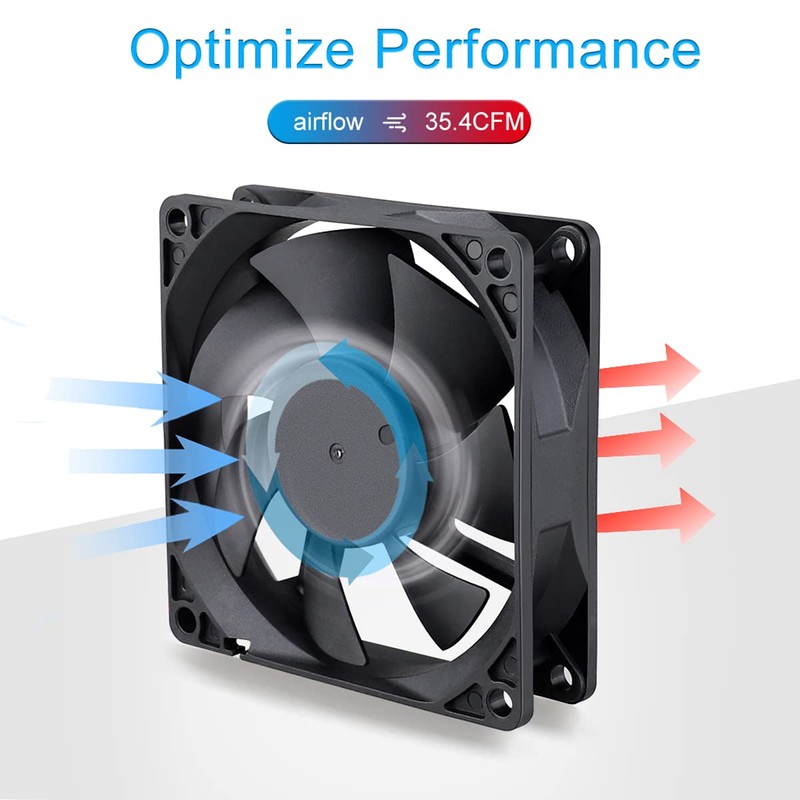 GDSTIME 80mm x 20mm 8020 12V Dc Brushless Cooling Fan