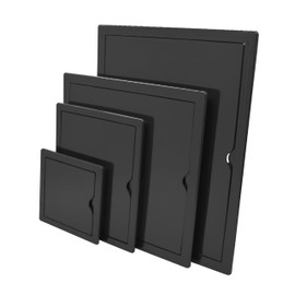 Miratic Inspection Flap Black ABS Material (10 x 15 cm)