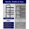 Kitsure Extra-Long Shoe Rack for Closet, Shoe Organizer for Front