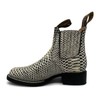 The Western Shops Men’s Genuine Leather Square Toe Embossed Python