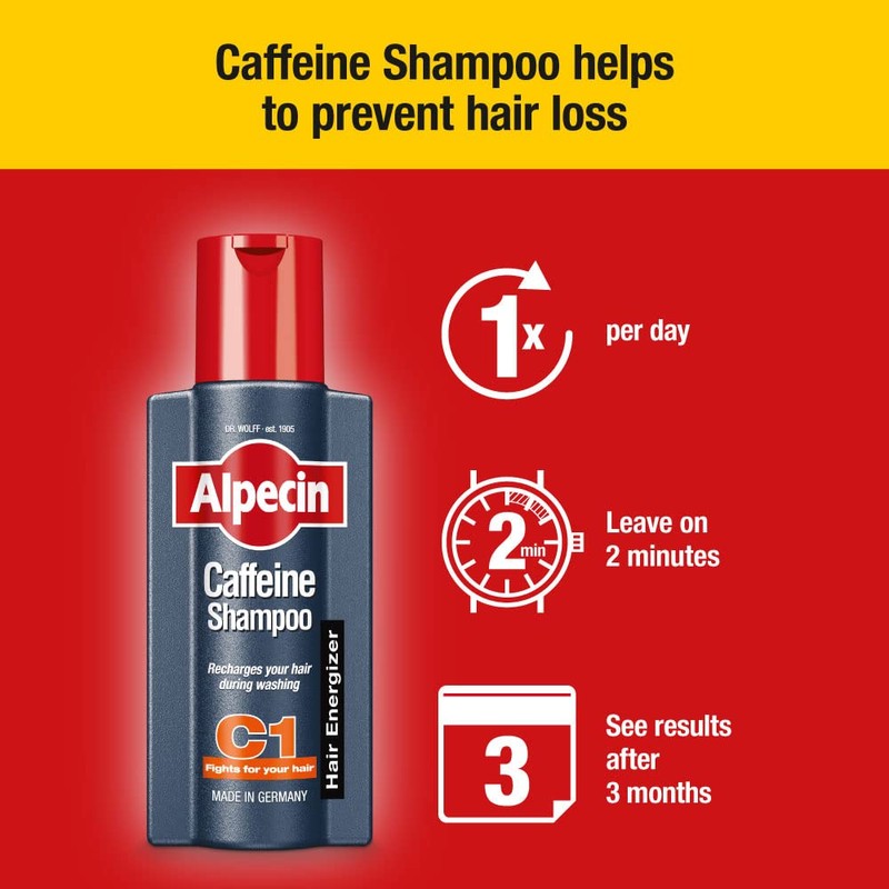 Alpecin Caffeine Shampoo and Alpecin Liquid Set