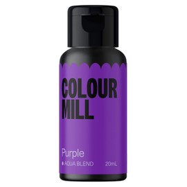 Colour Mill Aqua Blend Water-Based Food Coloring, 20 Milliliters Purple