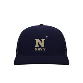 Sport Your Gear Navy Midshipmen Prime Mid Profile Adjustable Snap Back Trucker Baseball Hat Cap