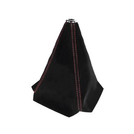 Ohleats Car Shift Knob Dust Cover, Automotive Shifter Boot Sleeve Replacement, Manual/Automatic Gear Shift Cover for Most Car Truck SUV, Universal Interior Car Accessories (Velvet, Red)