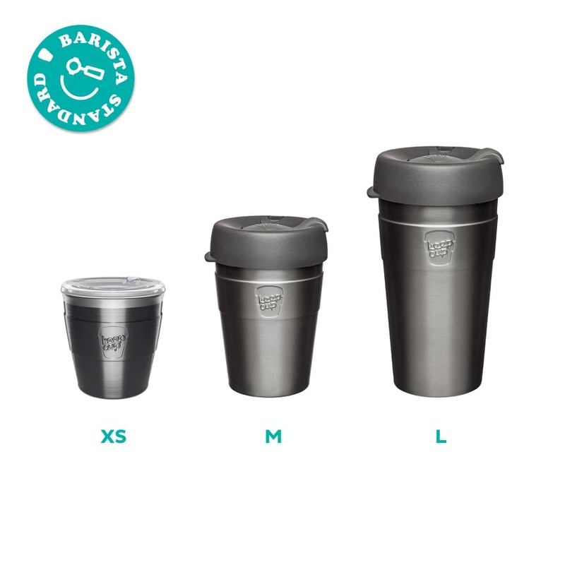 KeepCup Thermal QuickSip - Vacuum Insulated Stainless Steel, Reusable Coffee