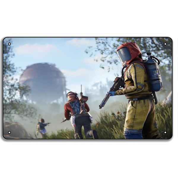 Rust Gameplay Rust Game RustGame Wall Art Gift, Metal Tin