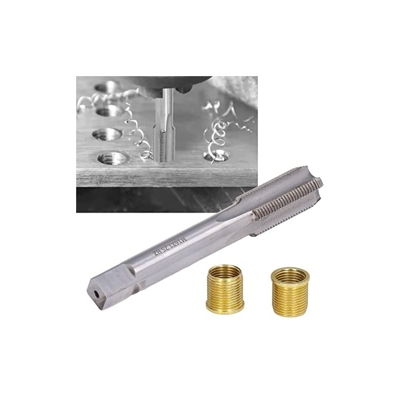 Spark Plug Hole Repair Tools Thread Repair Kit with 10