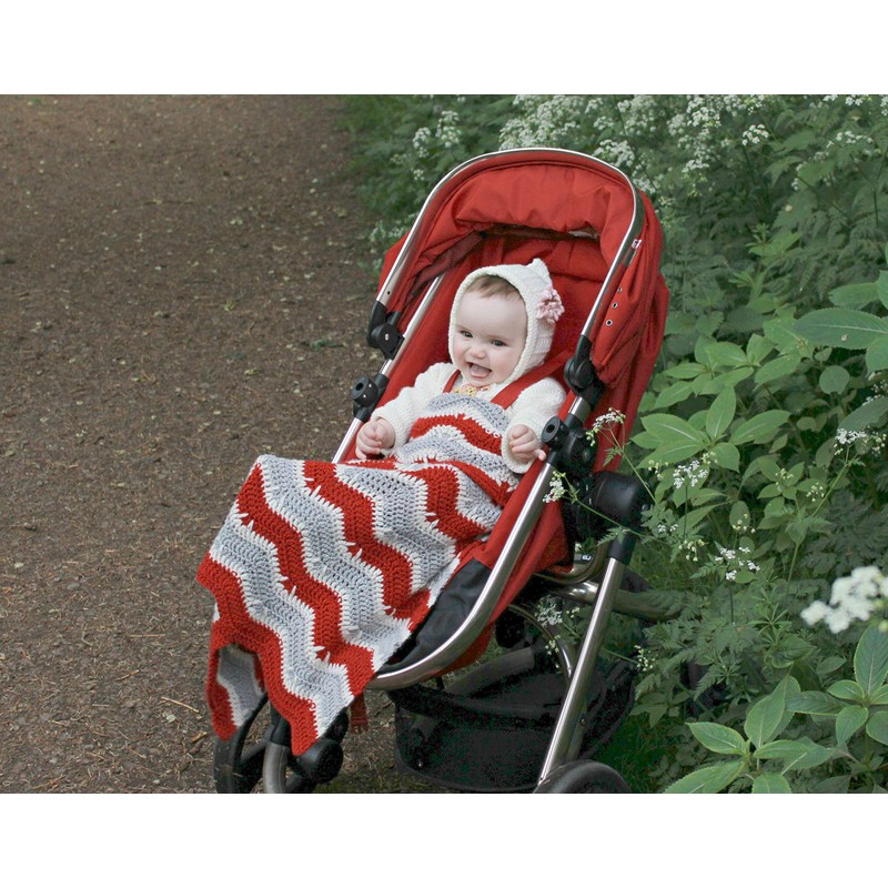 Crochet Pattern for Woodland Walk Baby Blanket, Aran Yarn, UK