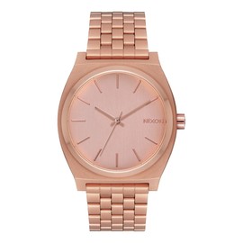 Nixon Time Teller All Rose Gold Women’s Watch (37mm. All Rose Gold Face & Rose Gold Metal Band)
