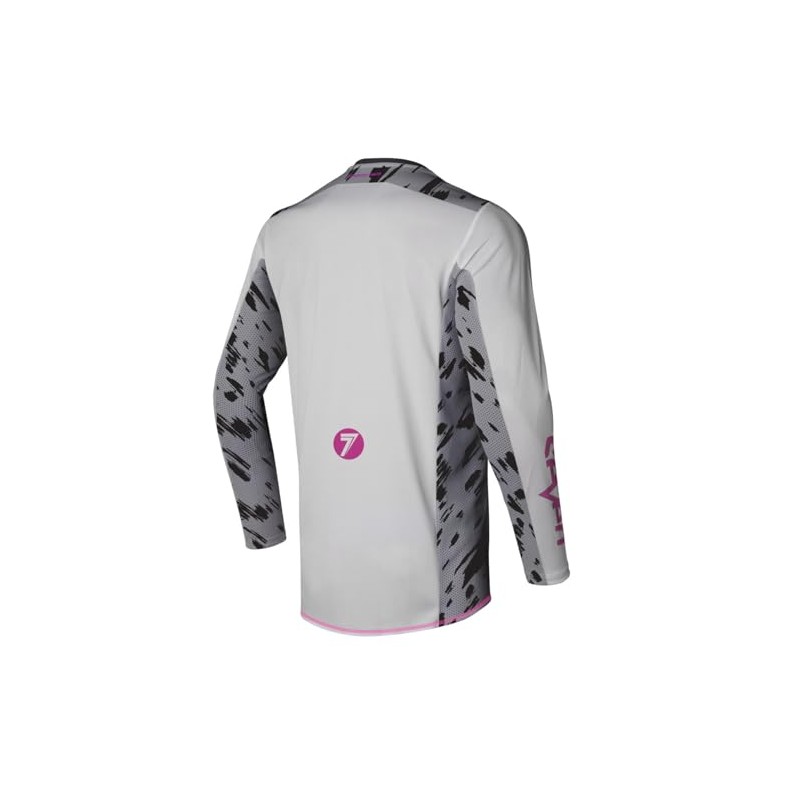 Seven Rival Clash Jersey (White/Gray, Medium)