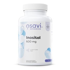 Osavi Inositol 600 mg – 100 Vegan Capsules | Supports Biochemical Processes in The Body, Involved in Hormone Regulation | Myo–Inositol for Brain Health and Wellbeing