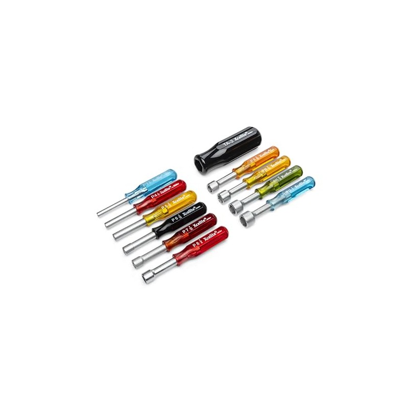 Xcelite Nut Driver Set,11 Pieces,SAE,Hollow PS120N - 1 Each