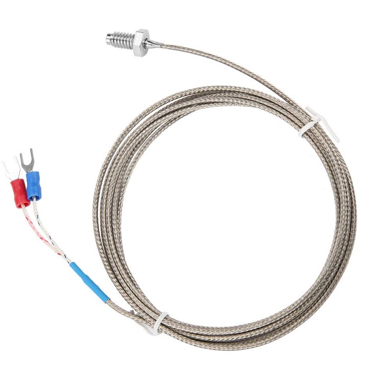 1-5 m Length Thermocouple Type K Cable M6 BSW Thread