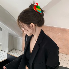 1PCS Colorful Parrot Hair Claw Clip Cute Animal Bird Hair Clip Cellulose Acetate Hair Jaw Clips Funny Parrot Hair Barrette Spring Summer Hair Accessories for Women Girls Daily Hair Decorations