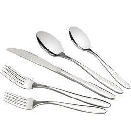 Ramddy 18/10 Stainless Steel Silverware Set, Heavy Duty 304 Steel Flatware, 80 Piece