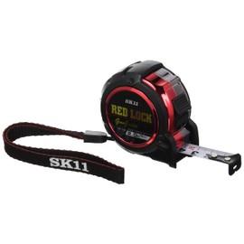 SK11 SRL-1620-G Convex Red Rock 0.6 inch (16 mm) Width x 6.6 ft (2.0 m) JIS1 Grade Scale