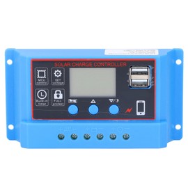 Solar Panel Charge Controller LCD Display PWM Photovoltaic Charging Regulator 12V 24V30A
