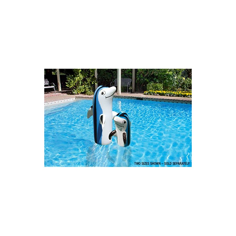 Poolmaster 81440 Floating Swimming Pool Backyard Décor, Dolphin Large