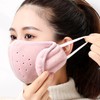 Thermal Ear-Muff Face Mask for Motorcycle & Running Mask Dark Gray 5ea