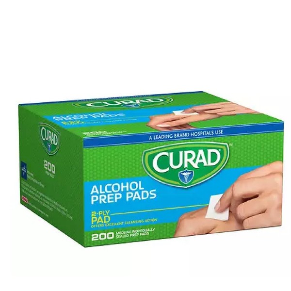 Curad Alcohol Prep Pads 200 Ea (Pack Of 3)