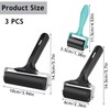 Rubber Roller, 3 PCS Printing Ink Roller Brayer Roller for