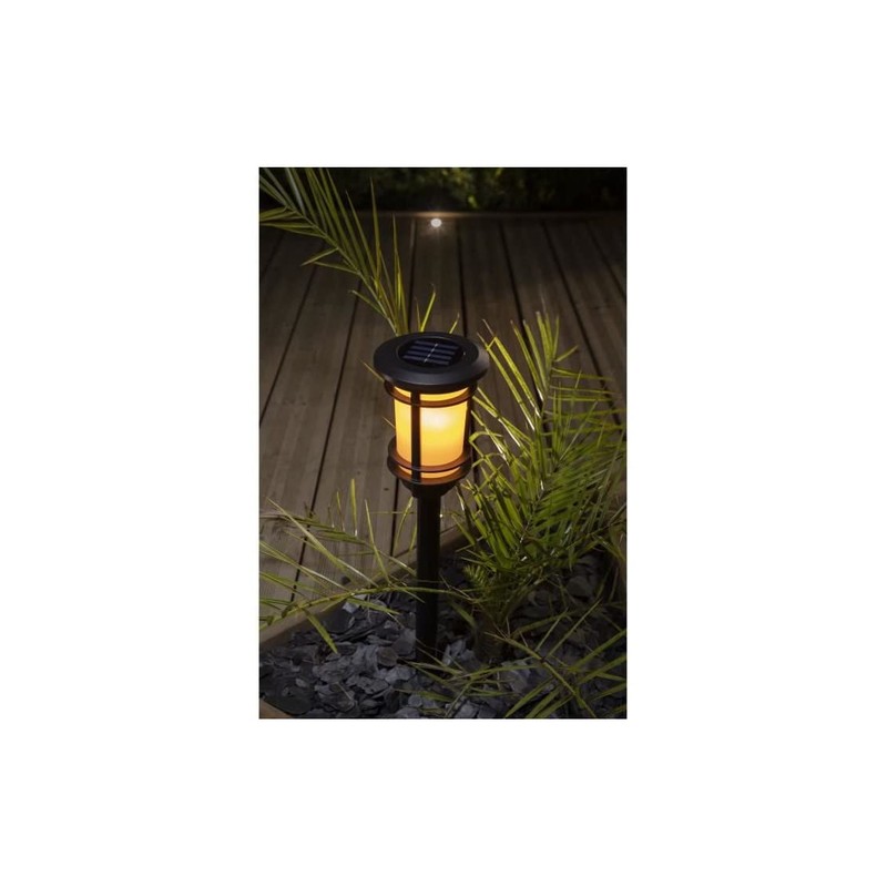Galix Solar Garden Light with Flame Effect
