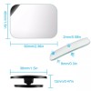 mingo-tech Universal 2Pcs Blind Spot Mirrors- 360° Wide Angle Convex