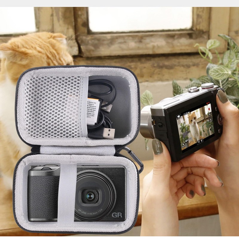 WERJIA Hard EVA Travel Case for Ricoh GR III HDF/GR