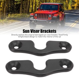 Qiilu Sun Visor Repair Kit, Sun Visor Clips Sun Visor Holders Used for Restores and Repairs Vehicle Sagging Sun Visor Replacement for Wrangler JL 2018 and Later
