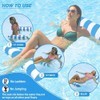 FUNNYTA 3 Pack Water Hammock, 4-in-1 Multi-Portable Water Pool Float